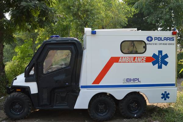 Polaris displays off-road ambulance